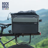 ROCKBROS Road to Sky Foldable Expandable 16.8L Bike Trunk Bag Pannier