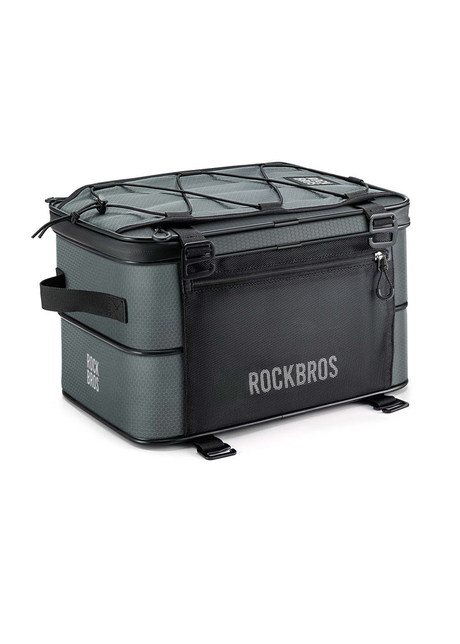 ROCKBROS Road to Sky Foldable Expandable 16.8L Bike Trunk Bag Pannier