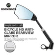 ROCKBROS HD Anti-Glare Bike Mirror for Handlebars, 360° Rotating Safety