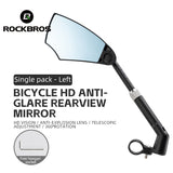 ROCKBROS HD Anti-Glare Bike Mirror for Handlebars, 360° Rotating Safety
