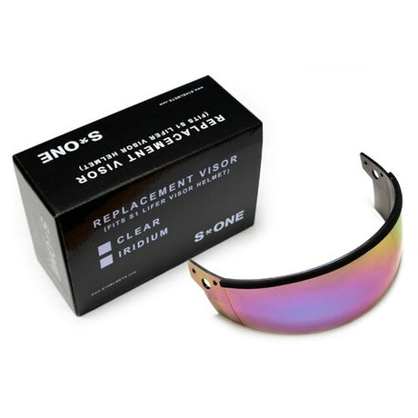 S-One Lifer Gen 2 Iridium Visor: High-Impact, Anti-Fog, UV Protection