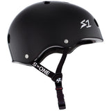 S-One Lifer Black Gloss Helmet: Certified Multi-Impact Protection for Action Sports