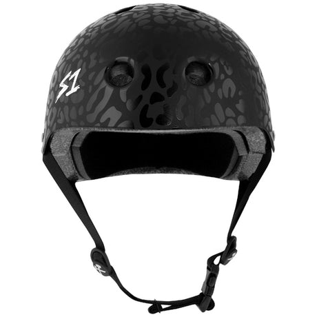 S-One Lifer Multi-Impact Certified Helmet - Black Leopard Design