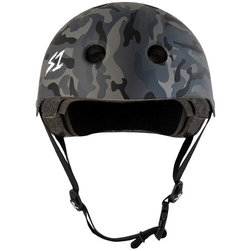 S-One Lifer Multi-Impact Certified Helmet - Black Camo Skate Bike Protection