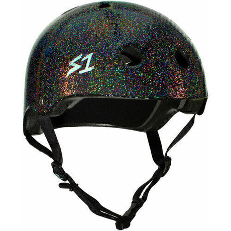 S-One Lifer Multi-Impact Certified Helmet - Black Gloss Glitter Action Sports