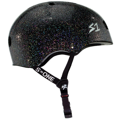 S-One Lifer Multi-Impact Certified Helmet - Black Gloss Glitter Action Sports