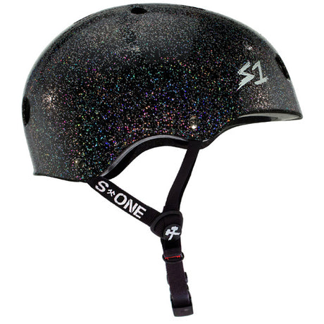 S-One Lifer Multi-Impact Certified Helmet - Black Gloss Glitter Action Sports