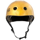 S-One Lifer Gold Glitter Multi-Impact Certified Skate Bike Helmet