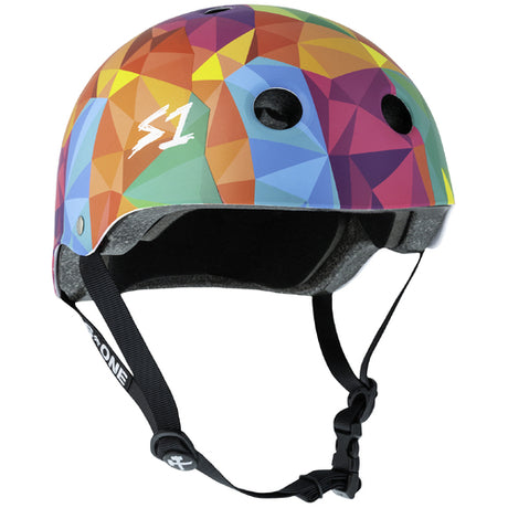 S-One Lifer Kaleidoscope Matte Certified Multi-Impact Action Sports Helmet