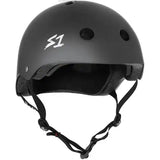 S-One Lifer Dark Grey Matte Helmet: Certified Multi-Impact Deep Fit Protection