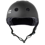 S-One Lifer Dark Grey Matte Helmet: Certified Multi-Impact Deep Fit Protection