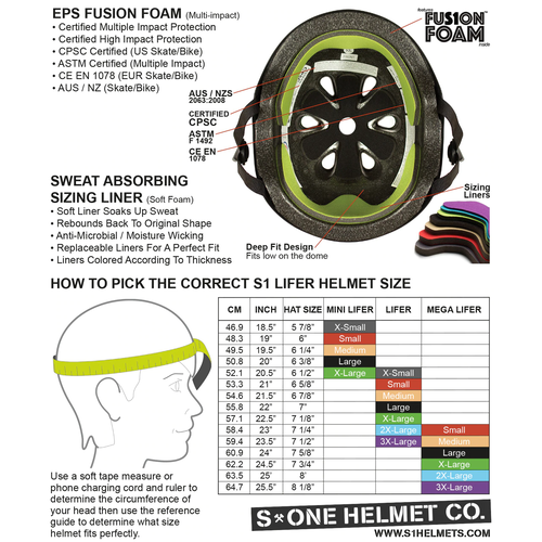 S-One Lifer Helmet: Premium Kelly Green Multi-Impact Certified Skate Bike Protection