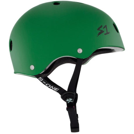 S-One Lifer Helmet: Premium Kelly Green Multi-Impact Certified Skate Bike Protection