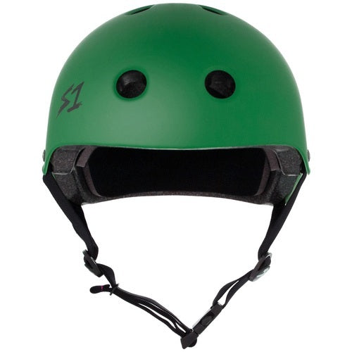S-One Lifer Helmet: Premium Kelly Green Multi-Impact Certified Skate Bike Protection