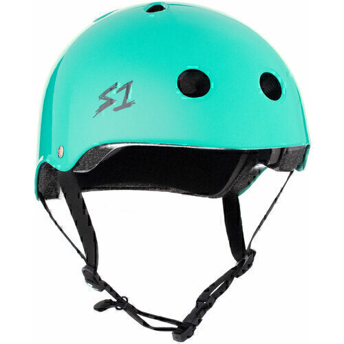 S-One Lifer Lagoon Gloss Certified Multi-Impact Helmet for Action Sports