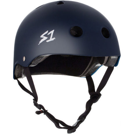 S-One Lifer Helmet Navy Matte Skateboard Roller Derby Multi-Impact Certified Protection