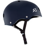S-One Lifer Helmet Navy Matte Skateboard Roller Derby Multi-Impact Certified Protection
