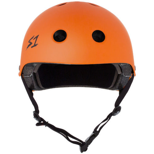 S-One Lifer Multi-Impact Certified Helmet - Orange Matte Skate BMX Roller