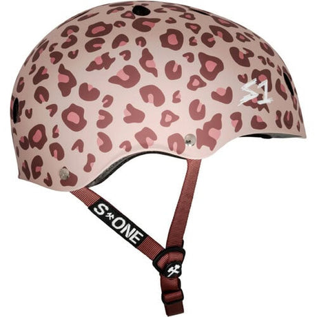 S-One Lifer Light Pink Cheetah Helmet – Premium Multi‑Impact Protection