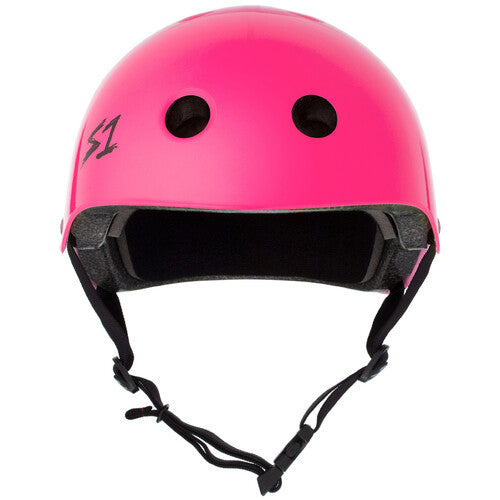 S-One Lifer Helmet Hot Pink Gloss, Multi-Impact Skate Protection