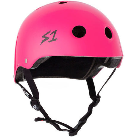 S-One Lifer Helmet Hot Pink Gloss, Multi-Impact Skate Protection