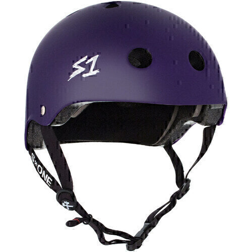 S-One Lifer Multi-Impact Certified Helmet - Purple Matte for Action Sports