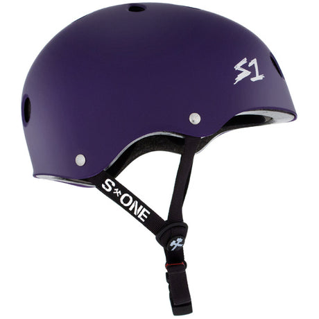 S-One Lifer Multi-Impact Certified Helmet - Purple Matte for Action Sports