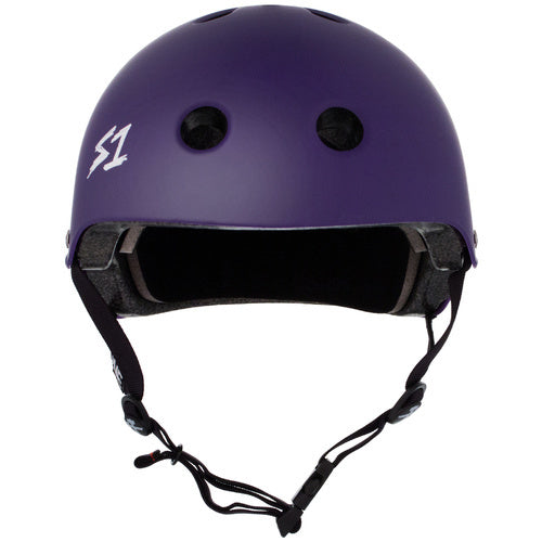 S-One Lifer Multi-Impact Certified Helmet - Purple Matte for Action Sports