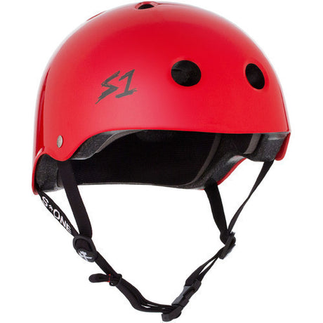 S-One Lifer Multi-Impact Certified Helmet - Bright Red Gloss