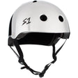 S-One Lifer Certified Multi-Impact Helmet, Silver Mirror, for Skateboarding and Cycling