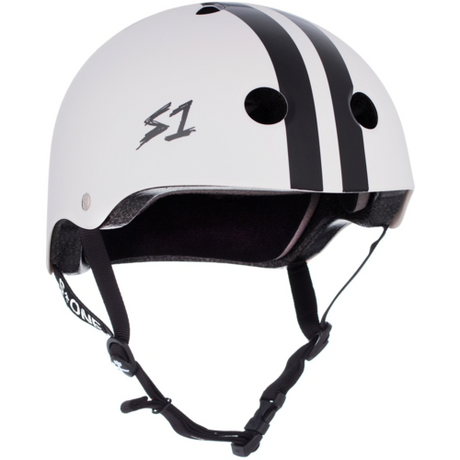 S-One Lifer Multi-Impact Certified Skate Helmet - CJ Collins White Gloss