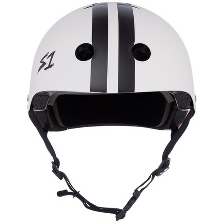 S-One Lifer Multi-Impact Certified Skate Helmet - CJ Collins White Gloss