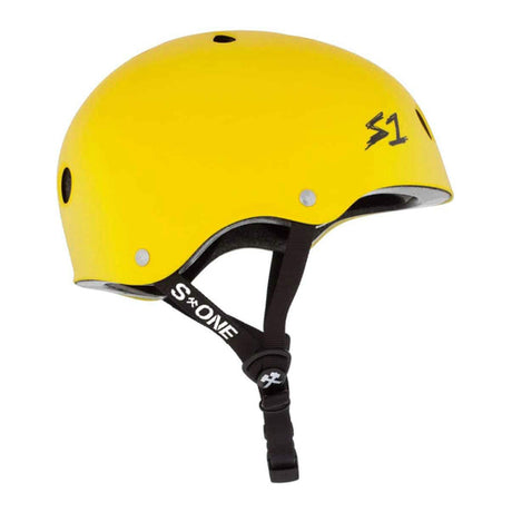 S-One Lifer Yellow Matte Multi-Impact Certified Helmet Skate Bike Protection