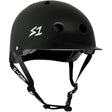 S1 Lifer Brim Black Matte Multi-Impact Certified Skate & Bike Helmet