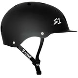 S1 Lifer Brim Black Matte Multi-Impact Certified Skate & Bike Helmet
