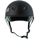 S1 Lifer Brim Black Matte Multi-Impact Certified Skate & Bike Helmet
