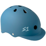 S-One Lifer Brim Ocean Grey Matte Certified Multi-Impact Skate Bike Helmet