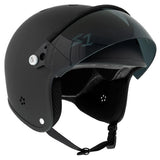 S1 Retro Lifer E-Bike Helmet with Visor - Certified Multi-Impact Black