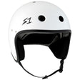 S-One Retro Lifer E-Bike Helmet: Certified Safety, Lightweight, White Gloss Finish
