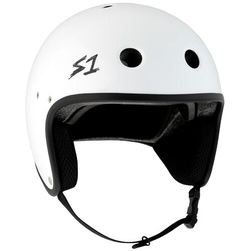 S-One Retro Lifer E-Bike Helmet: Certified Safety, Lightweight, White Gloss Finish