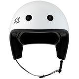 S-One Retro Lifer E-Bike Helmet: Certified Safety, Lightweight, White Gloss Finish