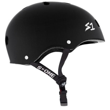 S-One Mega Lifer Certified Multi-Impact Skate Helmet - Matte Black