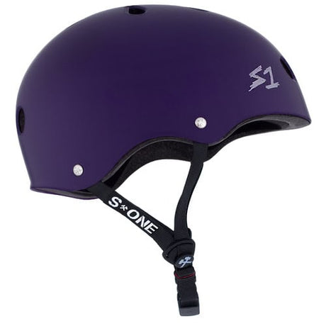 S-One Mega Lifer Purple Matte Certified Multi-Impact Skate Helmet