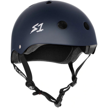 S-One Mega Lifer Navy Matte Multi-Impact Certified Skate & Bike Helmet