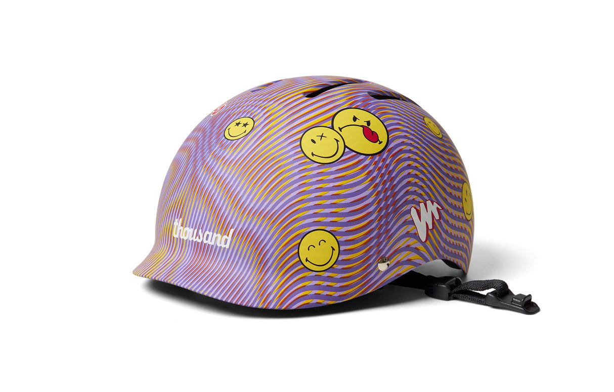 Thousand Next SmileyWorld Youth Helmet Purple Haze