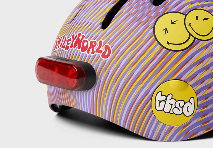 Thousand Next SmileyWorld Youth Helmet Purple Haze