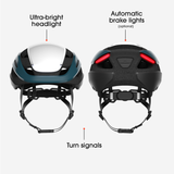 Lumos Ultra Smart Helmet: Integrated LED Lights, Turn Signals, MIPS