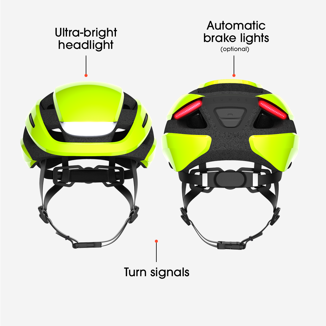 Lumos Ultra Smart Helmet: Integrated LED Lights, Turn Signals, MIPS