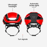 Lumos Ultra Smart Helmet: Integrated LED Lights, Turn Signals, MIPS