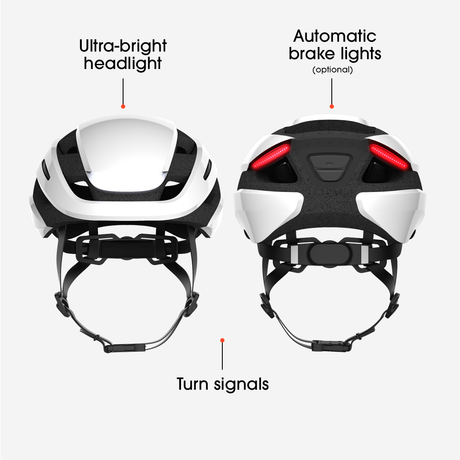 Lumos Ultra Smart Helmet: Integrated LED Lights, Turn Signals, MIPS